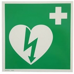 Signalisation AED, Autocollant Réfléchissant