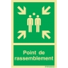 Beschilderung Sammelpunkt