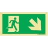 Signalisation Sortie de secours "bas droite"