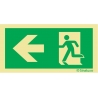 Signalisation Sortie de secours "gauche"