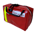 First Aid Kit PVC rouge complète avec masque de poche
