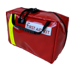 First Aid Kit PVC rouge avec masque de poche