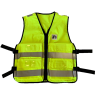 Gilet tissu jaune avec 4 poches, L - XL