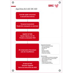 Affiche de cours en PVC - Algorithme BLS-AED-SRC 2021