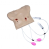 Torse supérieur masculin Lifecast avec plaies de succion pour le contrôle des saignements
