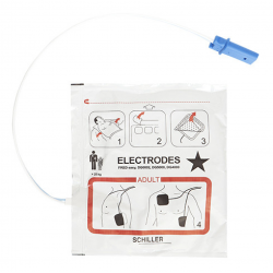 Électrodes adultes Schiller FRED easy pré-connectées