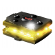 MCR-Y/Y: Micro-lampe LED portative de sécurité (jaune ambré/jaune ambré)