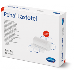 Peha® Lastotel blanc, emballage cellophane individuel 10cm x 4m P20