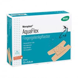 Pansement articulation du doigts Weroplast® AquaFlex 7.5 x 3.8 cm, 50 pces.