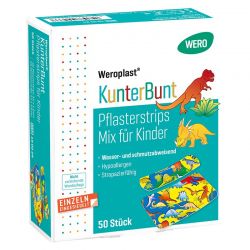 Mix de Pansements pour enfants Weroplast® KunterBunt, 50 pces