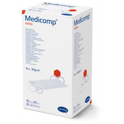 Medicomp® extra, 6 plis, stérile/non stérile stérile, P25x2 10 x 20 cm
