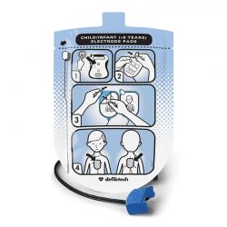 Electrode à usage unique Defibtech Lifeline AED, enfants