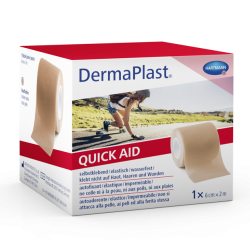 DermaPlast® Quick Aid Pansement adhésif chair 2 m x 6 cm