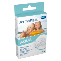 DermaPlast® Aqua Pansements résistants à l'eau Family, strips emballés individuellement 3 grandeurs assorties