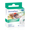 DermaPlast® Sparablanc Transparent Pansement de fixation Distributeur clip 5 m x 1.25 cm