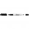 Sharpie Permanentmarker für TCCC-Karten „Twin Tip“ , zwei Spitzen, schwarz