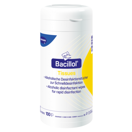 Bacillol® Tissues 100 lingettes distributeur