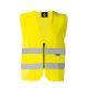 ilet de sécurité Korntex avec fermeture éclair jaune