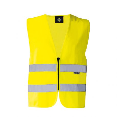 ilet de sécurité Korntex avec fermeture éclair jaune
