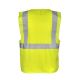 Gilet de sécurité Korntex avec 3 bandes réfléchissantes jaune
