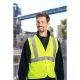 Gilet de sécurité Korntex avec 3 bandes réfléchissantes jaune
