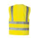 Gilet de sécurité Korntex avec 4 bandes réfléchissantes jaune