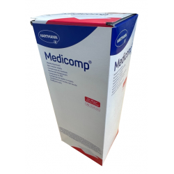Medicomp® 4 plis stériles, 7.5 x 7.5 cm, 100 x 2 pièces