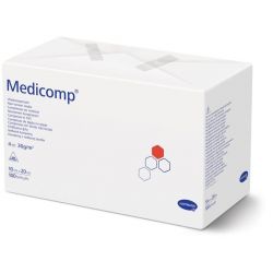 Compresses non stériles Medicomp® 4 plis 10 x 20 cm, 100 pièces