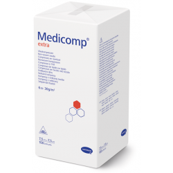 Compresses non stériles Medicomp® extra 6 plis 7.5 x 7.5 cm, 100 pièces