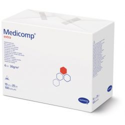 Compresses non stériles Medicomp® extra 6 plis 10 x 20 cm, 100 pièces
