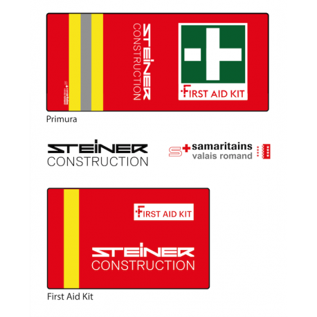 Lot de trousses Steiner Construction SA (First Aid kit et Primura)