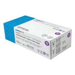 Gants XS à usage unique Nitril Ultra Soft Lavender, 200 pces