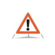 Signal pliable Triopan type N, 70 cm, non réfléchissant, Samaritains