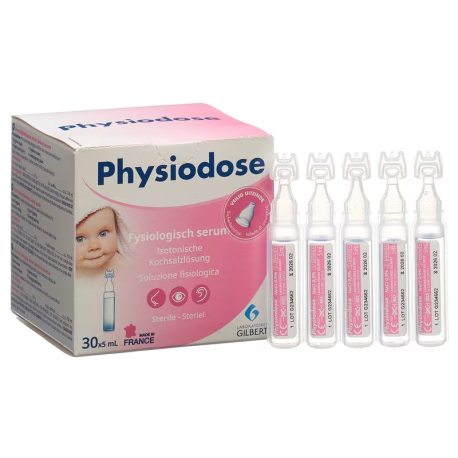 Physiodose Solution saline stérile 30 x 5 ml