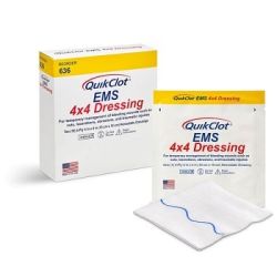 Compresse hémostatique QuikClot® EMS 10x10cm - 10 pièce