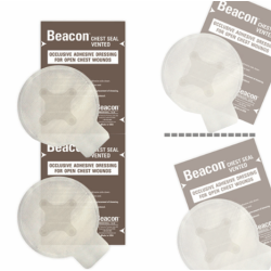 Pansement occlusif pour plaie pénétrante Beacon, diamètre de 15,20cm