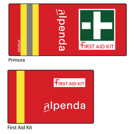 Lot de trousses Alpenda SA (First Aid kit et Primura)