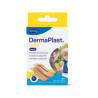 DermaPlast® Textil Pansement adhésif Family, strips emballés individuellement 3 grandeurs assorties