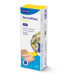 PANSEMENT RAPIDE DERMAPLAST® TEXTIL CENTRO 6X4CM