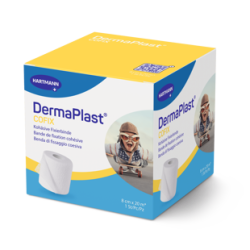 DermaPlast® CoFix Bande auto-adhésive blanche, rouleau économique, en boîte 20 m x 8 cm