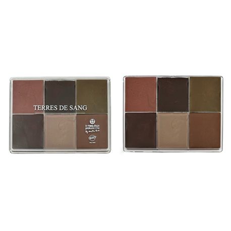 Terres de sang palette 6 couleurs 55 ml