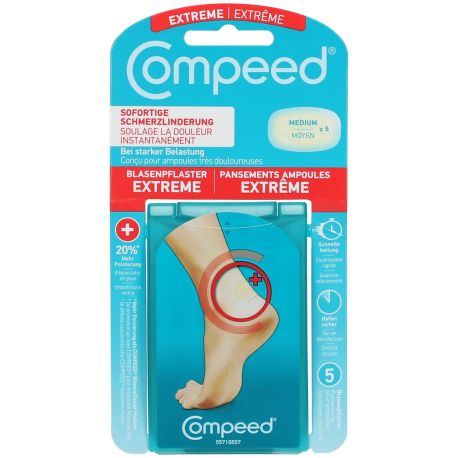 COMPEED pansement ampoules extrême talon 5 pce