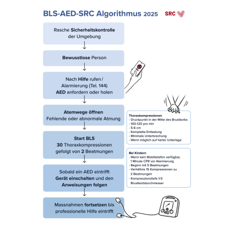 Affiche de cours en PVC - Algorithme BLS-AED-SRC 2021