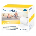 DermaPlast® CoFix Bande auto-adhésive blanche, en boîte 4 m x 4 cm