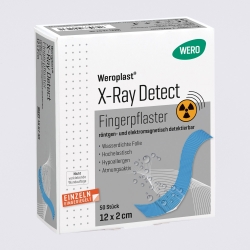 Pansements Weroplast® X-Ray Detect doigts 12 x 2 cm 50 pièces